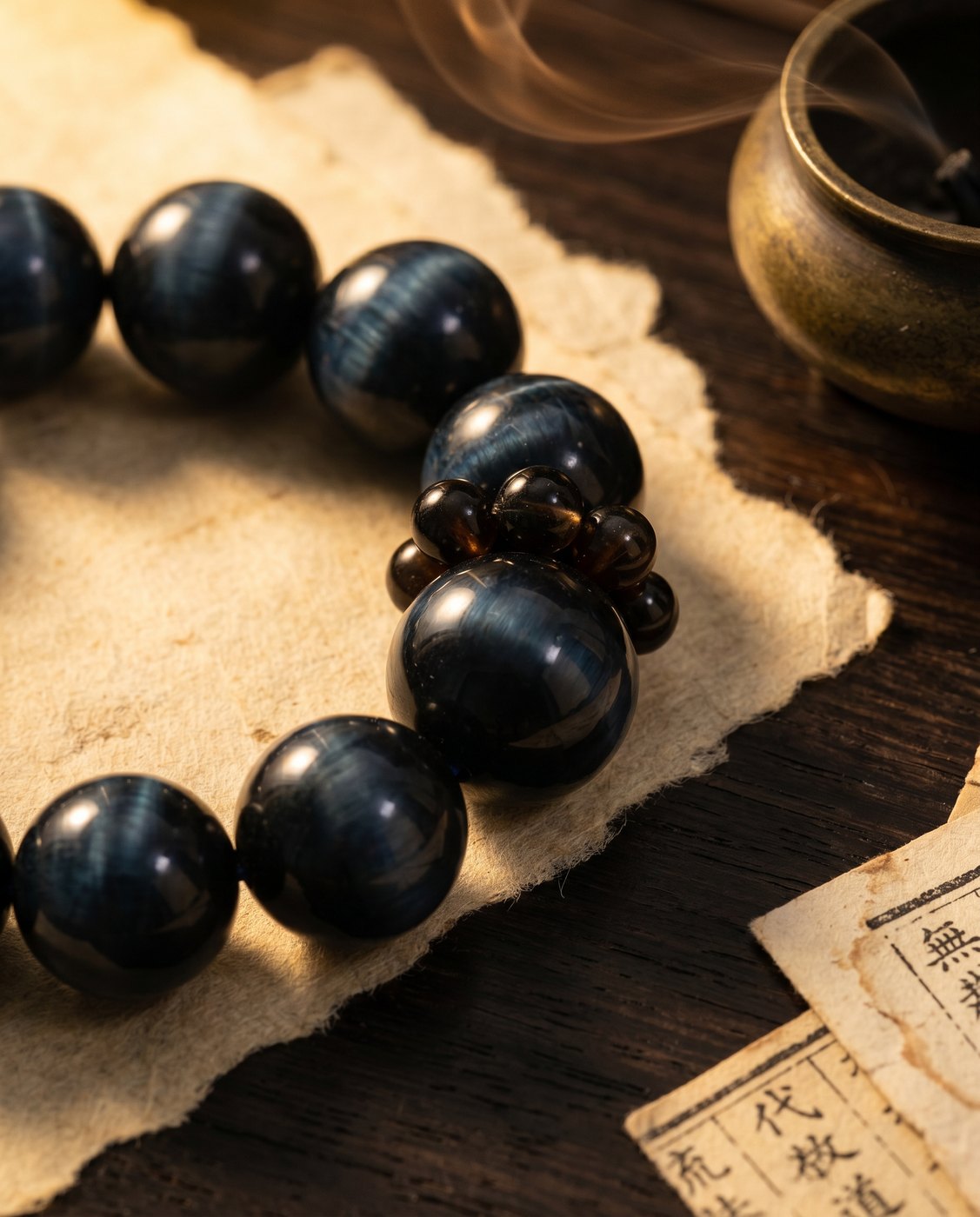 Why Do Powerful People Stay Calm Under Pressure? Is This Eagle-Eye Blue Their Secret? — Blue Tiger Eye Bracelet