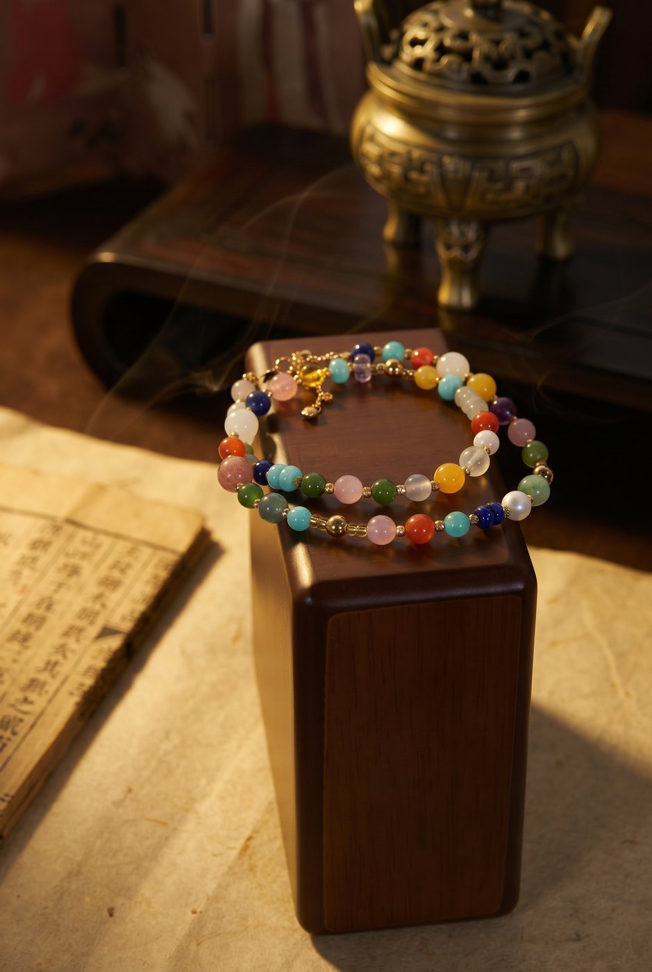 Feeling a Block in Your Chest? Can This Seven-Stone Necklace Smooth Your Heart Energy? — Seven-Chakra Treasure Necklace