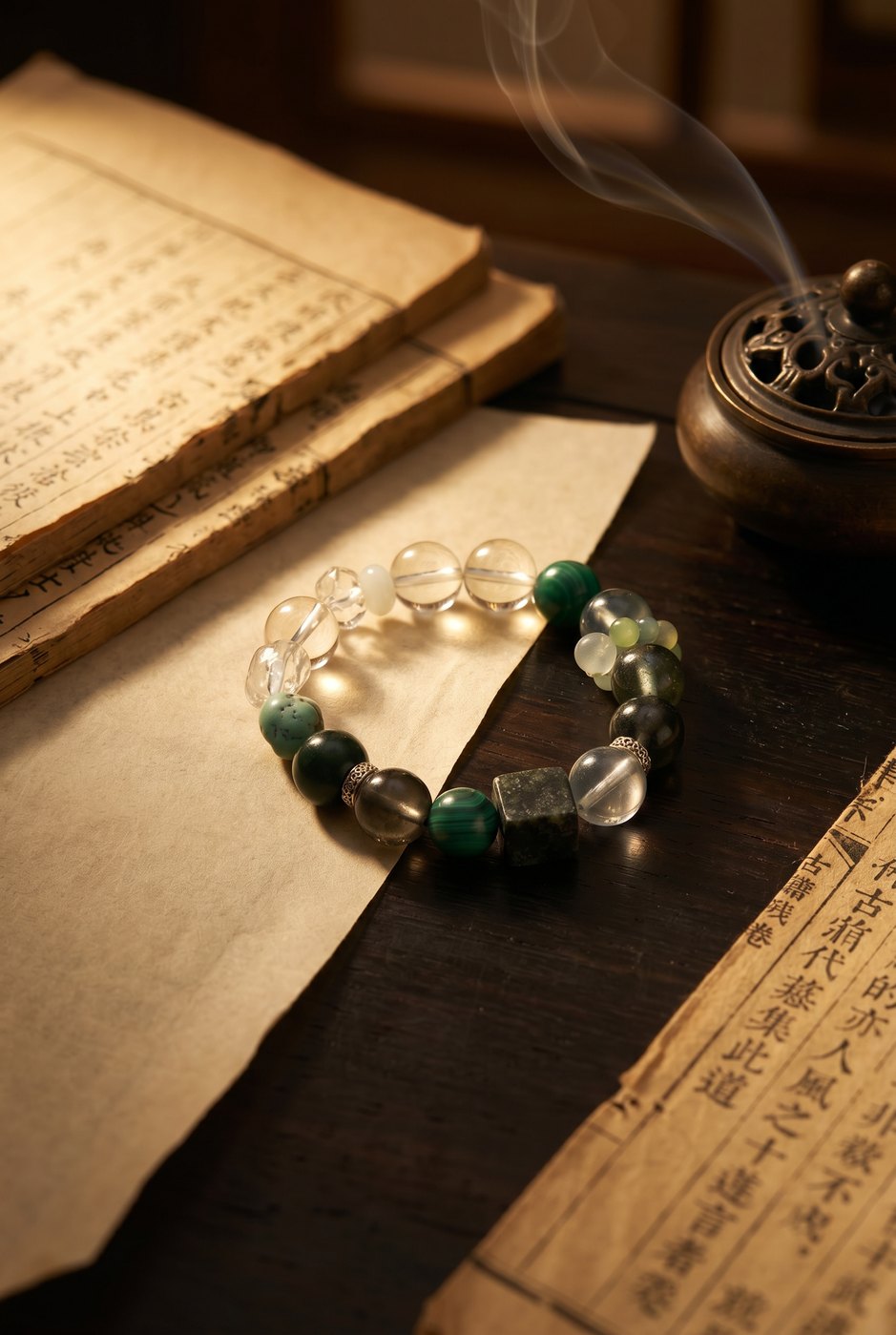 Feeling Serious Wealth Leakage Lately? Can This Green Treasure Bracelet Help You Hold It Together? — Green Multi-Stone Bracelet