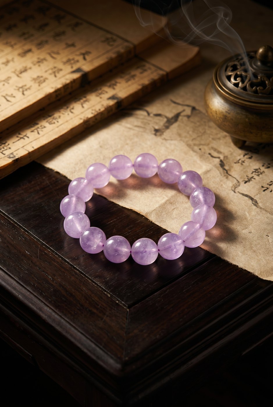 Restless Thoughts Keeping You Awake? Can This Lavender Purple Calm Bring You Back to Center? — Lavender Amethyst Bracelet